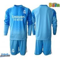 Real Madrid Keeper Hjemmedraktsett Barn 2025-26 Langermet (+ Korte bukser)